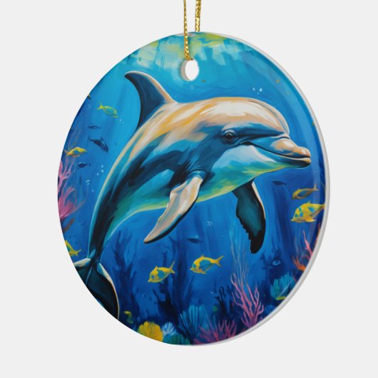 Ölgemälde Keramik Ornament (Links)