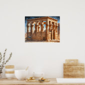 Ölgemälde Königinnen des alten Ägypten Philae Temp Poster (Küche)