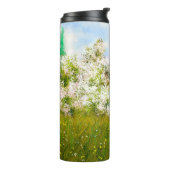 Ölgemälde, Landschaft, Blume auf dem Gebiet Thermosbecher (Nach links gedreht)