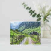 Ölgemälde Leinwand des österreichischen Tirols Postkarte (Stehend Vorderseite)