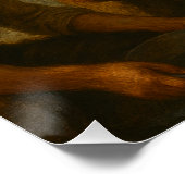 Ölgemälde mit dem amerikanischen Goldrausch Poster (Ecke)