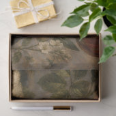 Ölgemälde mit Waldwild und Botanik Seidenpapier (Geschenk)