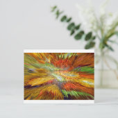 Ölgemälde moderner abstrakter Kunstwerke Postkarte (Stehend Vorderseite)