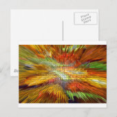 Ölgemälde moderner abstrakter Kunstwerke Postkarte (Vorne/Hinten)