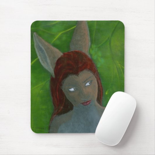 Ölgemälde pelzartiges anthropomorphes mousepad (Mit Mouse)