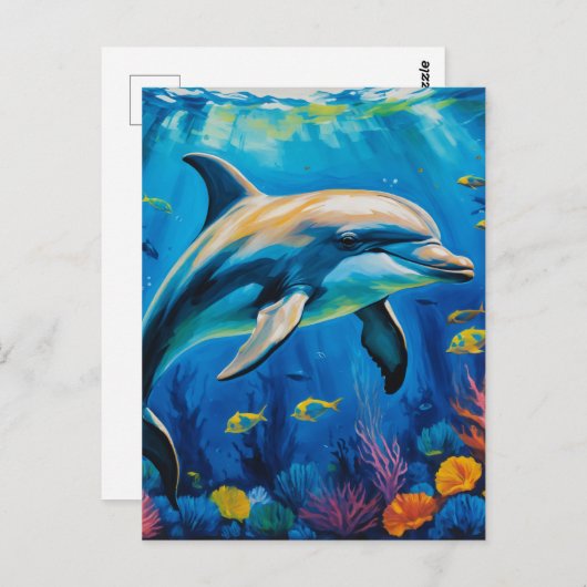 Ölgemälde Postkarte (Vorne/Hinten)