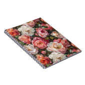 Ölgemälde Rose Blooms Notebook Notizblock (Rechte Seite)