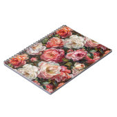 Ölgemälde Rose Blooms Notebook Notizblock (Linke Seite)