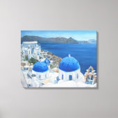 Ölgemälde Santorini Oia Leinwanddruck (Vorderseite)