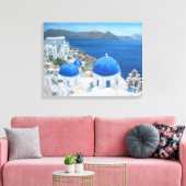Ölgemälde Santorini Oia Leinwanddruck (Insitu (Wohnzimmer))