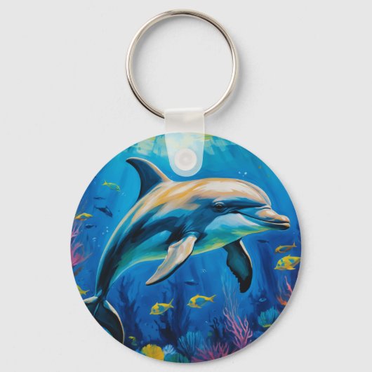 Ölgemälde Schlüsselanhänger (Vorderseite)