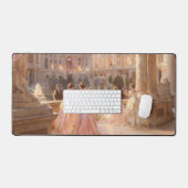 Ölgemälde Schreibtischunterlage Viktorianische Bal (Tastatur & Maus)