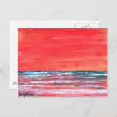 Ölgemälde Sezeitgenössische Kunst Postkarte (Vorne/Hinten)