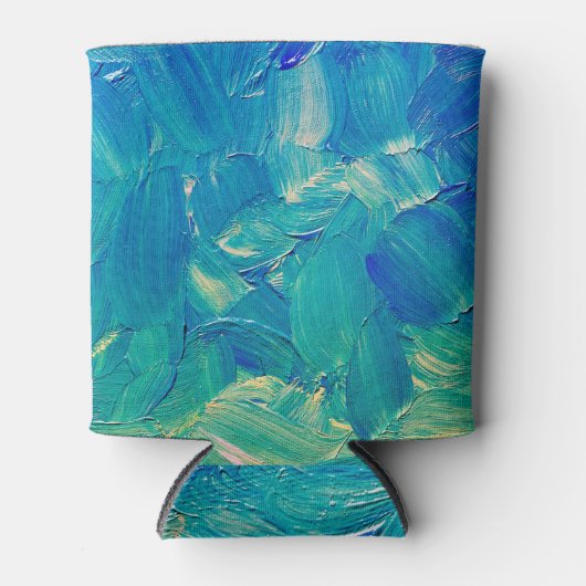 Ölgemälde: Sommerbrush Schlaganfälle. Dosenkühler (Vorderseite)