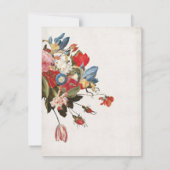 Ölgemälde Stillleben Blütenzeit Hochzeit RSVP (Rückseite)