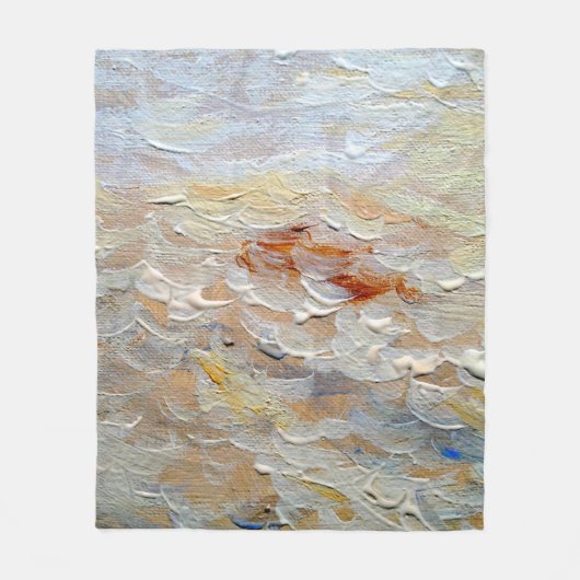Ölgemälde Textur, Fine-Art-Hintergrund, abstrakt Fleecedecke (Vorderseite)