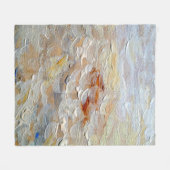 Ölgemälde Textur, Fine-Art-Hintergrund, abstrakt Fleecedecke (Vorderseite (Horizontal))