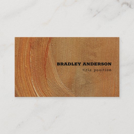 Ölgemälde Visitenkarte (Vorderseite)