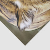 Ölgemälde von Tiger Seidenpapier (Detail)