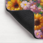 Ölgemälde von Zombie im Halloween-Blume Mousepad (Ecke)