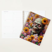 Ölgemälde von Zombie im Halloween-Blume Planer (Anzeige)