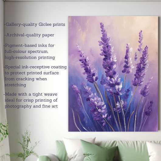 Ölgemäldefeld Leinwanddruck