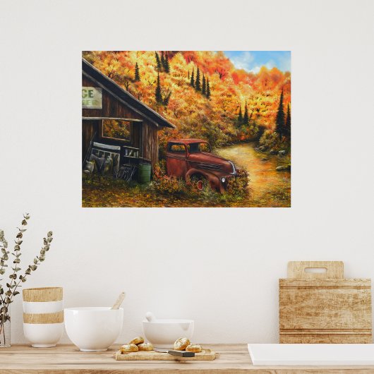 Ölgemäldeplakat Poster (Küche)