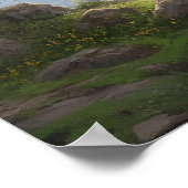 Ölgemäldeweg Hügelgipfel Poster (Ecke)