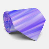 Ölgemalt - Farbtöne von Blau, Weiß und Rosa Krawatte (Gerollt)