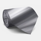 Ölgemalt - Schattierungen aus Grau, Weiß und Schwa Krawatte (Gerollt)