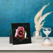 Ölgemalte Rose Fotoplatte (InSitu)