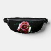 Ölgemalte rote Rose Bauchtasche (Ablage )