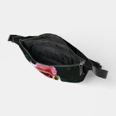 Ölgemalte rote Rose Bauchtasche (Offen)