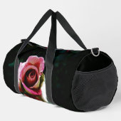 Ölgemalte rote Rose Duffle Bag (Rechte Ecke)