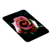 Ölgemalte rote Rose Magnet (Rechte Seite)