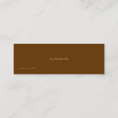 Ölgrunge-Lesezeichen-Geschäfts-Karte Annie Oakley Mini Visitenkarte (Rückseite)