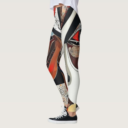Olhar feminino  leggings (Links)