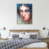 Olhar Melancólico Leinwanddruck (Insitu (Schlafzimmer))