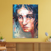 Olhar Melancólico Leinwanddruck (Insitu (Wohnzimmer))