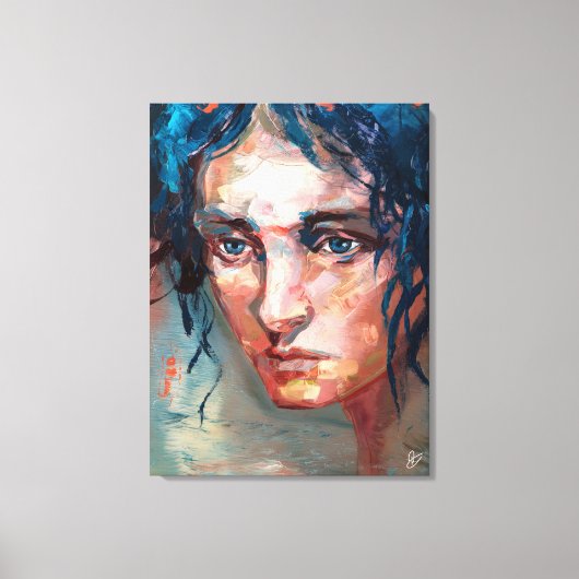 Olhar Melancólico Leinwanddruck (Vorderseite)