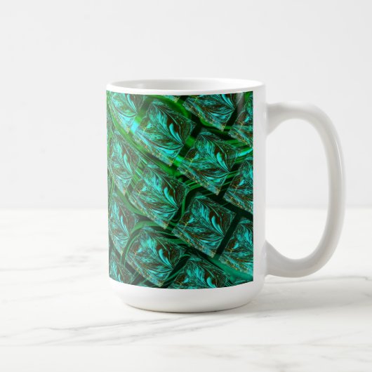 'Olhos azuis enquadrados', imagem riscada, borrada Kaffeetasse (Rechts)