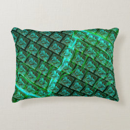 'Olhos azuis enquadrados', riscos esvertöos. Dekokissen