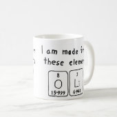 Oli Periodenname Tasse (VorderseiteRechts)