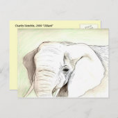Olifant Postkarte (Vorne/Hinten)