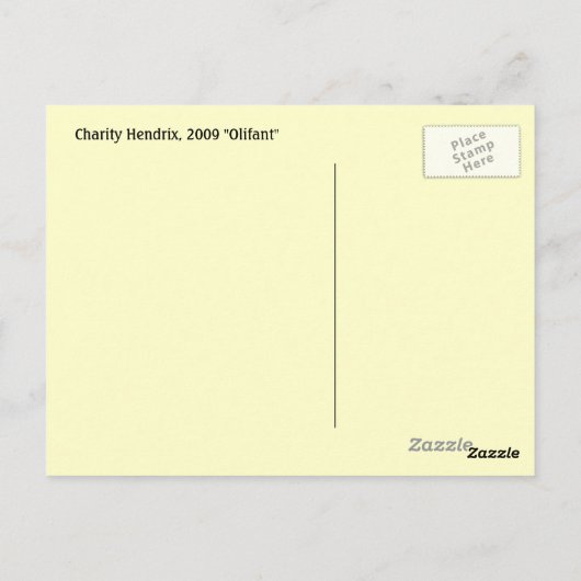 Olifant Postkarte (Rückseite)