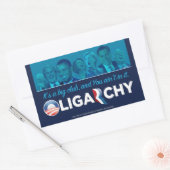 Oligarchie 2012 rechteckiger aufkleber (Umschlag)