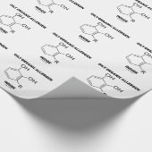 Öliges Bio Allergen-Innere (Urushiol Molekül) Geschenkpapier (Ecke)