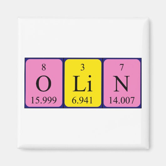 Olin Periodenmagnet-Magnet Magnet (Vorne)