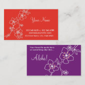 Olina Visitenkarte (Vorne/Hinten)