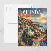 Olinda Brazil Postkarte (Vorne/Hinten)